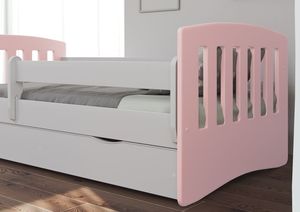 Kocot Kids Łóżko CLASSIC 1 MIX różowe dla dziecka pojedyncze 6