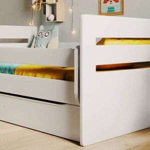 Kocot Kids Łóżko TOMI białe dla dzieci z barierką 5