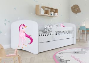 Kocot Kids Łóżko BABY DREAMS jednorożec dla dzieci z materacem Kocot Kids 3