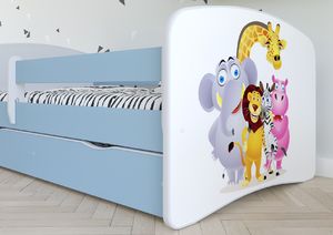 Kocot Kids Łóżko BABY DREAMS zoo dla dziecka z barierką 5