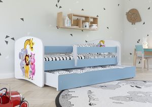 Kocot Kids Łóżko BABY DREAMS zoo dla dziecka z barierką 7