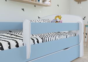 Kocot Kids Łóżko BABY DREAMS zoo dla dziecka z barierką 8