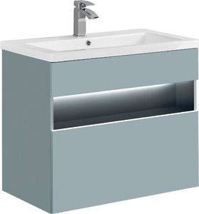 Comad Szafka pod umywalkę BAHAMA 80 cm miętowa wisząca z szufladą COMAD 1