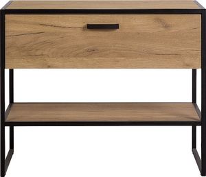 Comad Szafka pod umywalkę nablatową BROOKLIN 90 cm dąb craft złoty stojąca COMAD 7