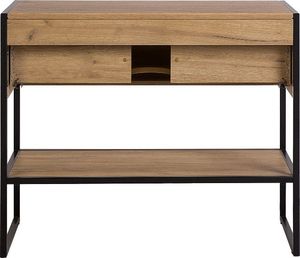 Comad Szafka pod umywalkę nablatową BROOKLIN 90 cm dąb craft złoty stojąca COMAD 8