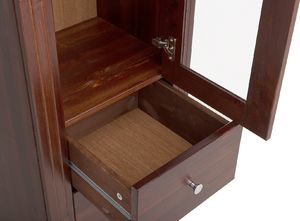 Comad Szafka łazienkowa RETRO 45 cm brązowa drewniana słupek COMAD 5