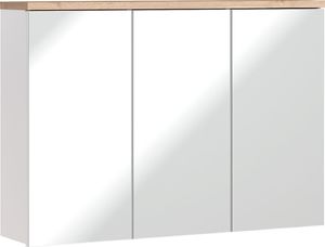 Comad Szafka łazienkowa BALI 100 cm biała z lustrem wisząca COMAD 1