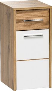 Comad Szafka łazienkowa IBIZA 30 cm biała/dąb wisząca COMAD 1
