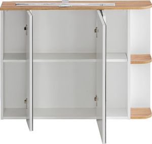Comad Szafka łazienkowa PLATINUM 94 cm biała z lustrem wisząca COMAD 2