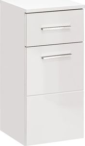 Comad Szafka łazienkowa TWIST 30 cm biała połysk wisząca COMAD 1