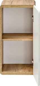 Comad Szafka łazienkowa ARUBA 35 cm biała/dąb wisząca COMAD 2