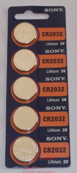 Sony Bateria CR2032 5szt. 1