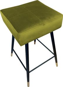 Atos Hoker OLIMP BL VELVET GOLD oliwkowy na metalowych nogach ATOS 2
