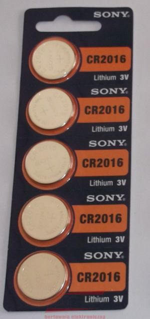 Sony Bateria CR2016 5 szt. 1