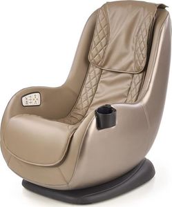Halmar Fotel DOPIO brązowy/beżowy z funkcją masażu HALMAR 1