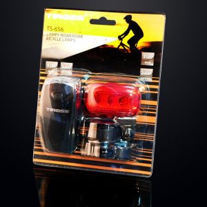 Tiross Lampka Rowerowa TS-656 Czarna 3