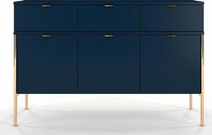 Skandica Komoda POLKA granatowa z szafkami w stylu glamour Skandica 3