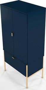 Skandica Komoda POLKA granatowa wysoka z szufladą 4