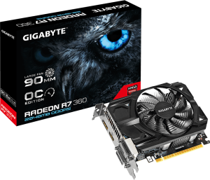 Karta graficzna Gigabyte Radeon R7 360 OC 2GB DDR5 (128 bit) 2x DVI, HDMI, DP (GV-R736OC-2GD) 2