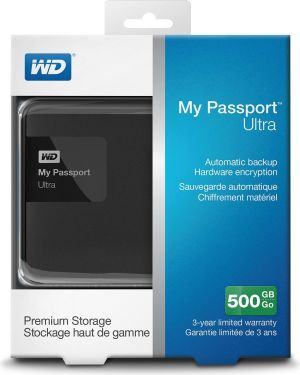 Dysk zewnętrzny HDD WD HDD 500 GB Czarny (WDBWWM5000ABK-EESN) 5