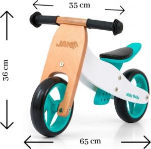 Rowerek biegowy Milly Mally Pojazd Jake 2w1 Classic Mint 2