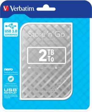 Dysk zewnętrzny HDD Verbatim Store 'n' Go Portable 2TB Srebrny (53198) 3