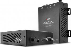 Przełącznik Lindy Lindy HDMI Fibre Optic 18G & USB KVM Extender 300m 1