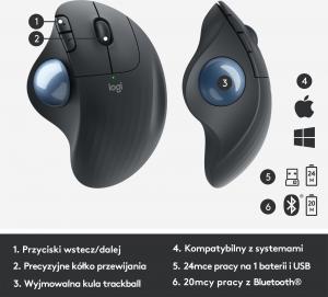 Mysz Logitech ERGO M575 (910-005872) 8