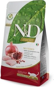 Farmina N&D Prime Cat Neutered - Chicken & Pomegranate Adult 5kg 1
