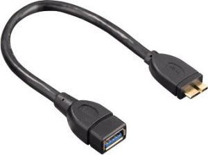 Kabel USB Hama Czarny (000157090000) 1