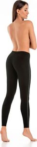 Teyli Legginsy na fitness bawełniane Athletico czarne Czarny 2XL 2