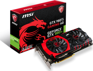 Karta graficzna MSI GeForce GTX 980Ti 6GB GDDR5 (384 bit) DVI, HDMI, 3x DP BOX (GTX 980Ti GAMING 6G) 6