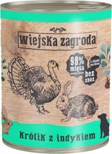 Wiejska Zagroda Wiejska Zagroda Królik z indykiem 800 g 1