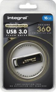 Pendrive Integral Secure 360, 16 GB  (INFD16GB360SEC3.0) 2