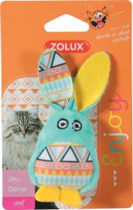 Zolux Zabawka dla kota KALI królik kol. zielony 1