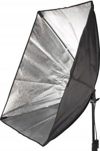 Lampa studyjna LAMPA SOFTBOX 50X70 400W ŚWIATŁA CIĄGŁEGO +STATYW 4