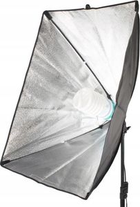 Lampa studyjna LAMPA SOFTBOX 50X70 400W ŚWIATŁA CIĄGŁEGO +STATYW 5