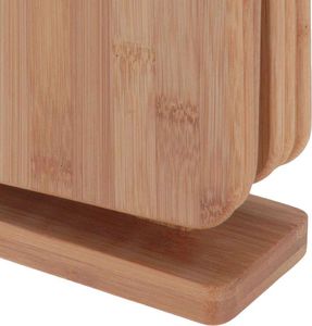 Deska do krojenia Excellent Houseware 15x7cm 6szt. ze stojakiem 3