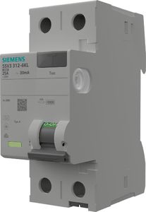 Siemens Wyłącznik różnicowoprądowy 25A 30mA 2p RCCB VDE Siemens 9991 1