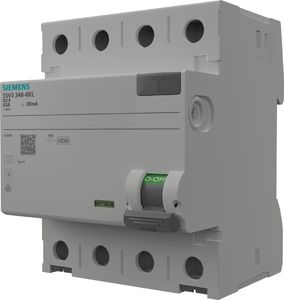 Siemens Wyłącznik różnicowoprądowy 63A 30mA 4p RCCB VDE Siemens 0133 1