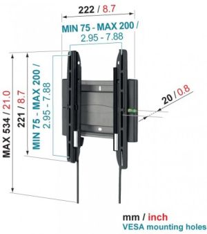 Vogels Uchwyt ścienny EFW 8105 19'' - 40'' 2