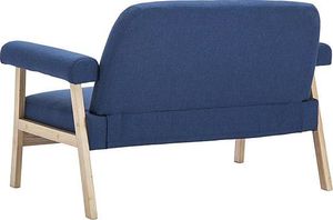 Elior 2-osobowa sofa tapicerowana Eureka 2B - granatowa 4