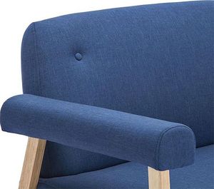 Elior 2-osobowa sofa tapicerowana Eureka 2B - granatowa 8