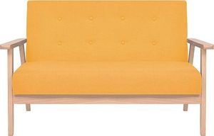 Elior 2-osobowa żółta sofa retro - Vita 2X 3