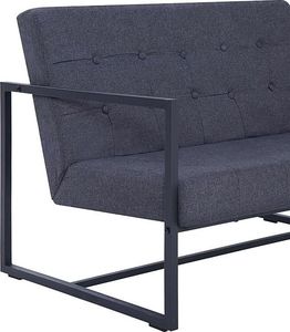 Elior Dwuosobowa grafitowa sofa - Mefir 4