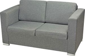 Elior Dwuosobowa jasnoszara sofa loftowa - Sigala 2Q 1