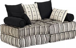 Elior Dwuosobowa sofa modułowa w paski - Demri 2D 1