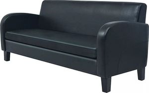 Elior Trzyosobowa sofa Mayor 3X - czarna 1