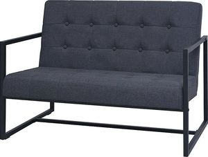 Elior Zgrabna 2-osobowa sofa Mefir - ciemnoszara 5