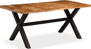 Elior Brązowy stół z drewna akacjowego Midian 1